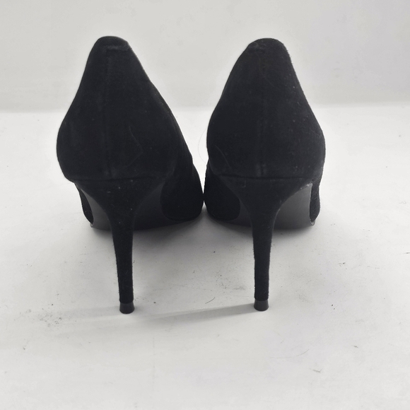 Steve Madden Luziah Black Suede Pointed Toe Heels Size 6.5 - Picture 4 of 8